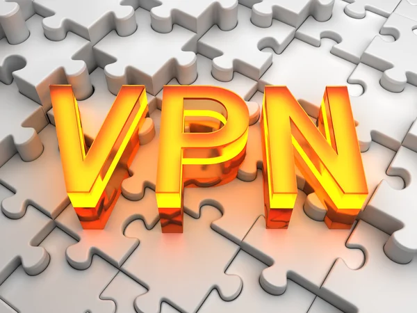 VPN - віртуальна приватна мережа — стокове фото
