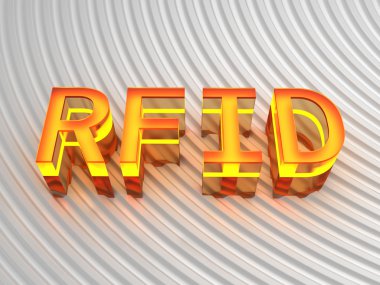 RFID technology sign clipart