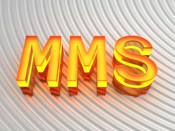 MMS - Serviço de Mensagens Multimédia — Fotografia de Stock