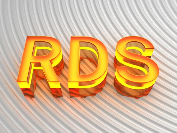 RDS - System danych radiowych — Zdjęcie stockowe