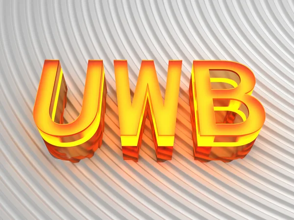 UWB - Ultra-wideband — Stock Photo, Image