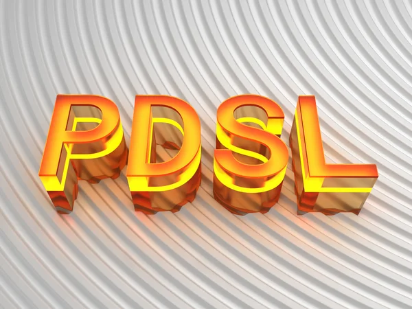 Pdsl - digitale Teilnehmerleitung der Stromleitung — Stockfoto