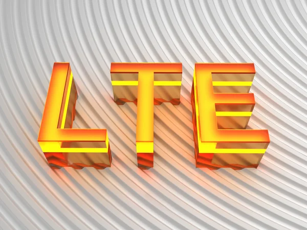 LTE - знак долгосрочной эволюции — стоковое фото