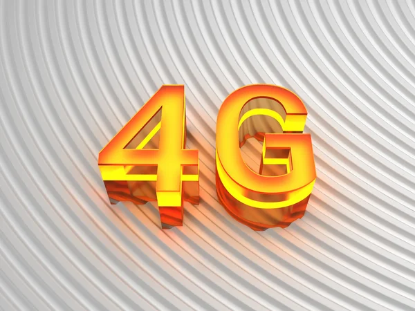 4G - fourth generation telecommunications technology — Stock Photo, Image