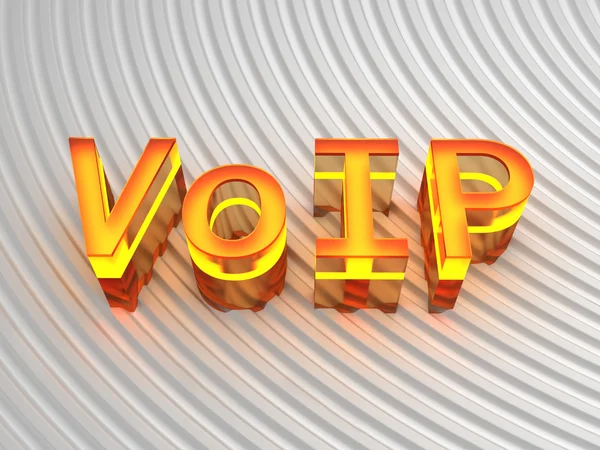 VoIP - голосовая связь через Интернет Лицензионные Стоковые Изображения