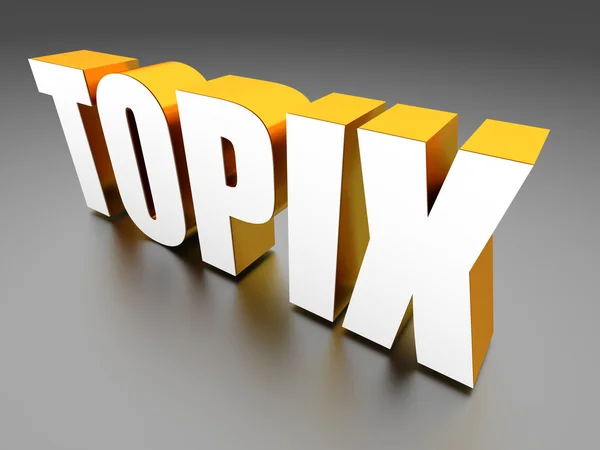 Topix (Токіо запас Індекс цін) — стокове фото