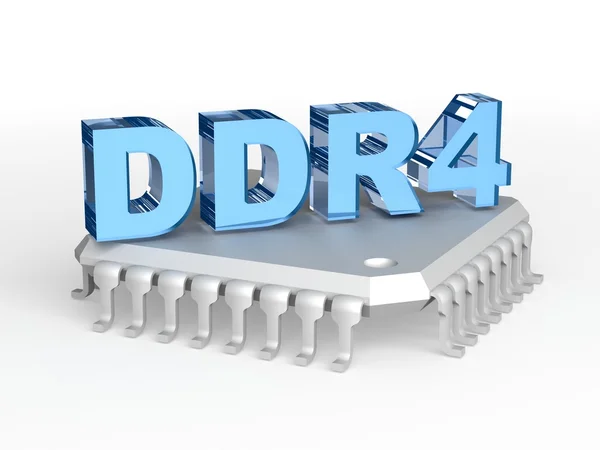 Memoria DDR4 (doppio tasso di dati quattro ) — Foto Stock