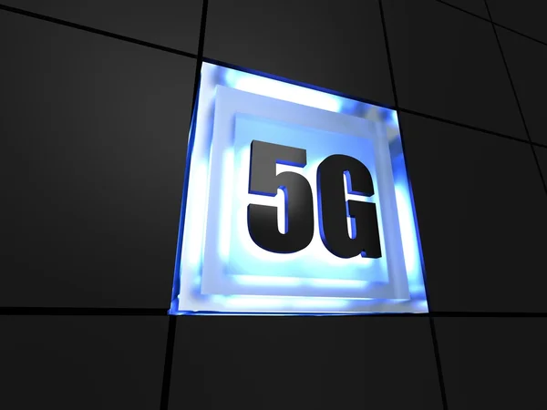 5G - mobilní sítě páté generace — Stock fotografie