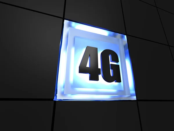4G - fourth generation telecommunications technology — Stock Photo, Image