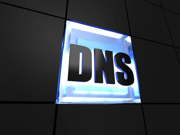 DNS (система назв доменів ) — стокове фото
