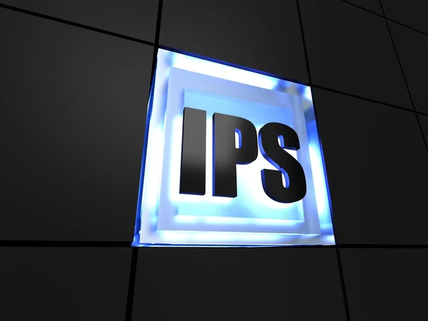 LCD IPS (liquid crystal display In-plane switching) — Stock Photo, Image
