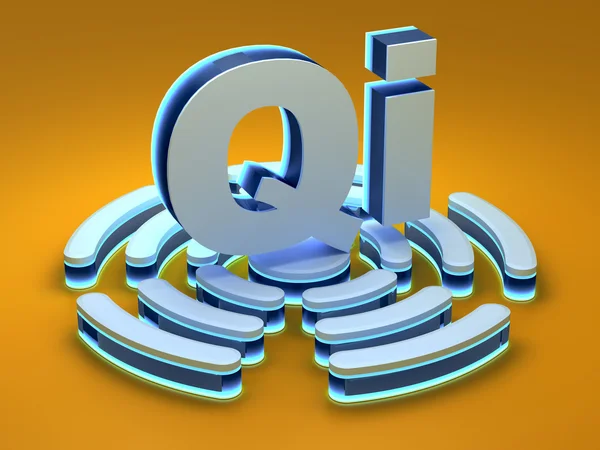 Qi - inductive power standard — Stock Photo, Image