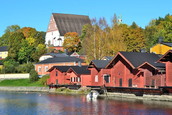 Hermosa ciudad de Porvoo, Finlandia — Foto de Stock