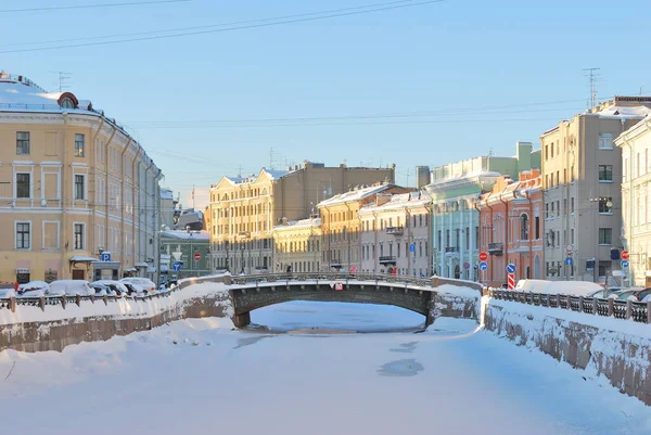 Ryssland Utsikt Över Sankt Petersburg Solig Vinterdag — Stockfoto