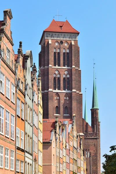 Gdańsk stare miasto — Zdjęcie stockowe