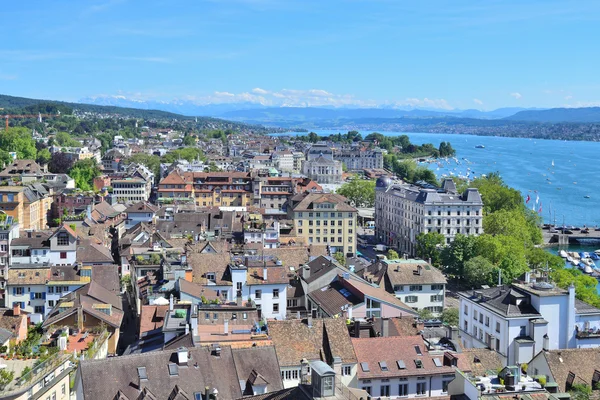 Vista superior de Zurich — Foto de Stock