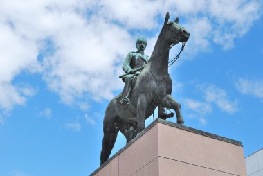 Helsinki, Finlandiya. Mannerheim anıt