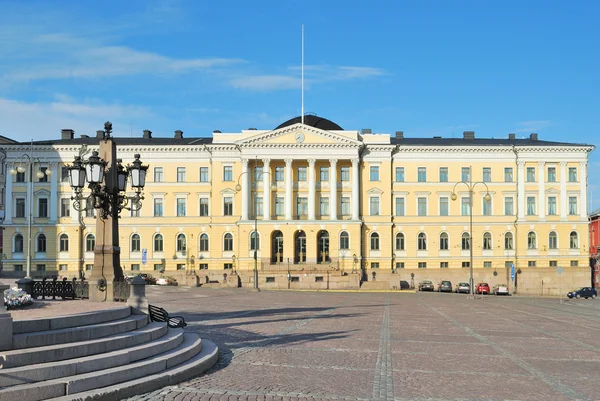 Helsínquia. Praça do Senado — Fotografia de Stock
