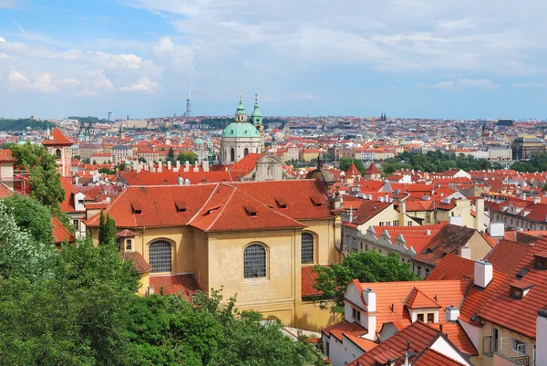 Top-view of Prague — Stock Photo, Image