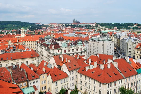 Top-view of Prague — Stock Photo, Image