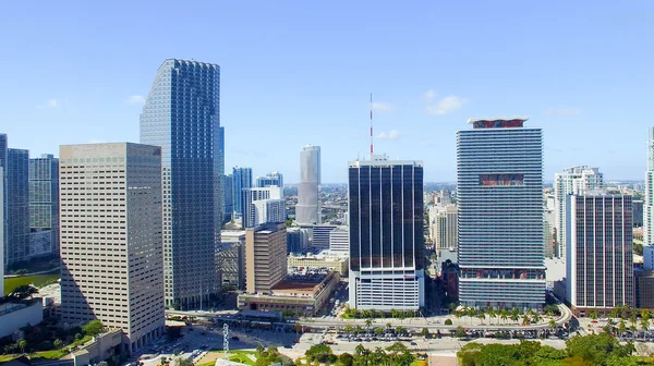 Miami güzel manzara havadan — Stok fotoğraf