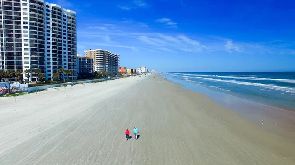 Luftaufnahme vom Strand von daytona. — Stockfoto