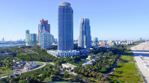 Miami beach Luftaufnahme — Stockfoto