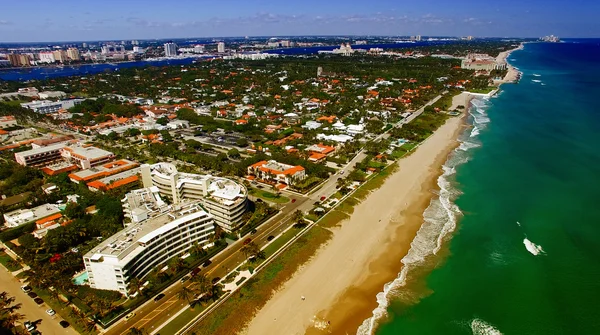 Aerial view of Palm Beach - Florida — Stock Photo, Image