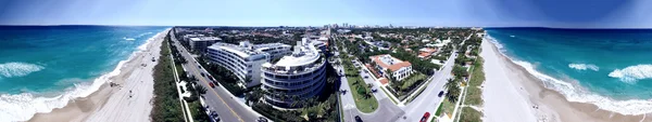 Palm Beach aerial view, wonderful coast of Florida