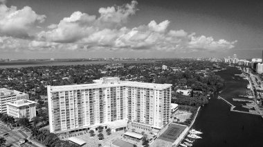 Miami beach havadan görünümü