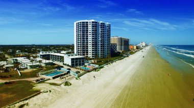 Bir Daytona Beach havadan görünümü.