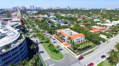 Palm Beach - Florida havadan görünümü