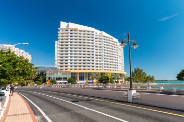 Güzel manzarası Brickell anahtarının, Miami - Fl