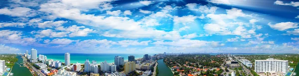 Miami beach Luftaufnahme — Stockfoto