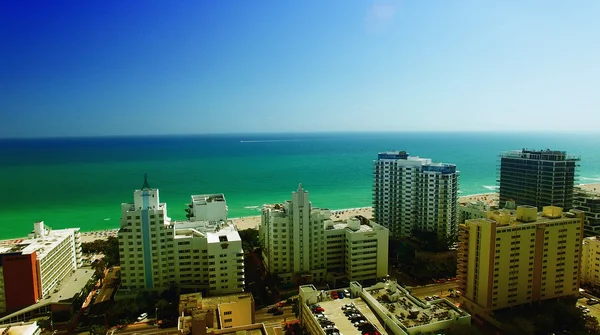 Miami beach Flygfoto — Stockfoto