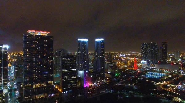 Miami centro ciudad vista — Foto de Stock