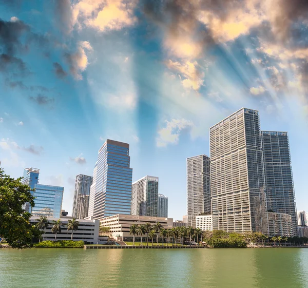 Miami Innenstadt Ansicht der Stadt — Stockfoto