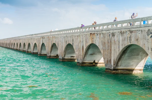 Anahtarları Adaları, Florida köprüden — Stok fotoğraf