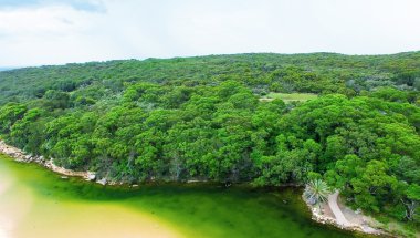 Royal National Park, Avustralya. Wattamolla plaj alanı