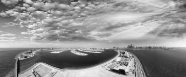 Jumeirah Palm Island, Dubai havadan görünümü