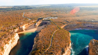Loch Ard Gorge ve Arch Adası - Great Ocean Road, Avustralya