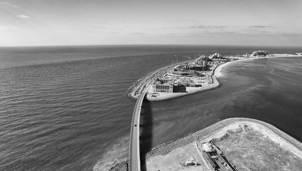 Dubai, Jumeirah Palm Island dal cielo — Foto Stock