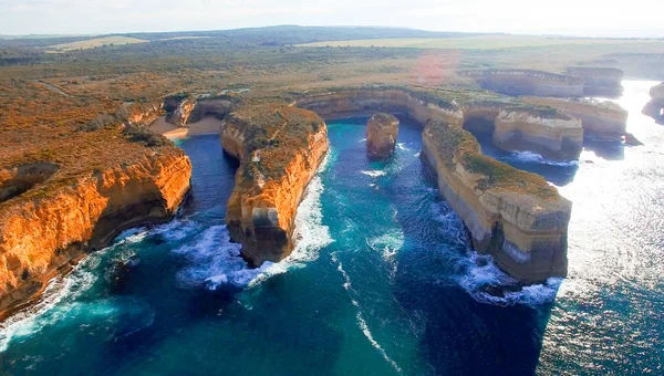 Морський пейзаж великій океанській дорозі в Австралії — стокове фото