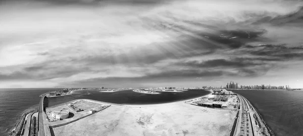 Vista aérea do horizonte da Marina do Dubai, Emirados Árabes Unidos — Fotografia de Stock