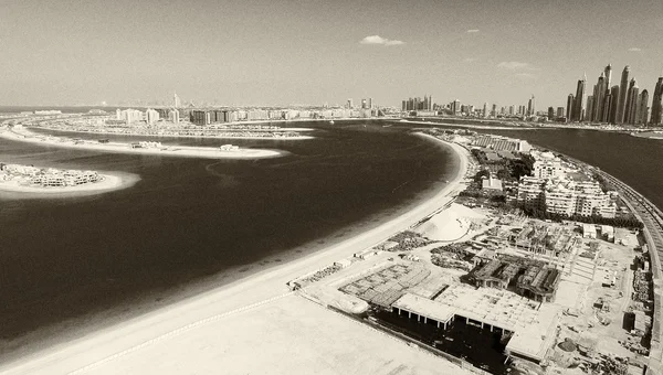 Aerial view of Dubai Marina skyline, UAE — Stock Photo, Image