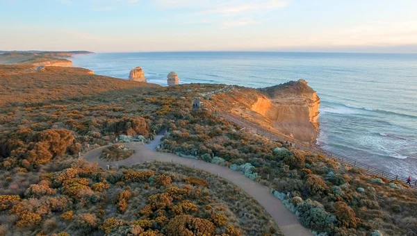 Gran paisaje marino de Ocean Road en Australia —  Fotos de Stock