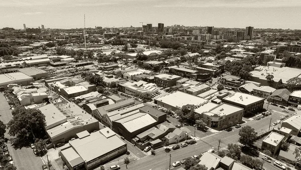 Вид с воздуха на окраину Сиднея, Австралия — стоковое фото
