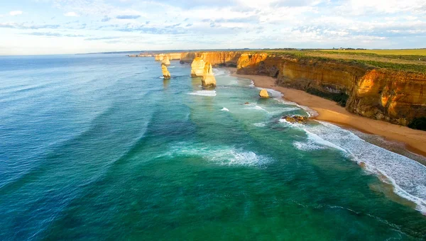 The Twelve Apostles sea as seen from helicopter — Stock Photo, Image