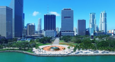 Miami şehir panoraması, Florida.