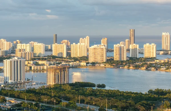 Miami beach Luftaufnahme — Stockfoto